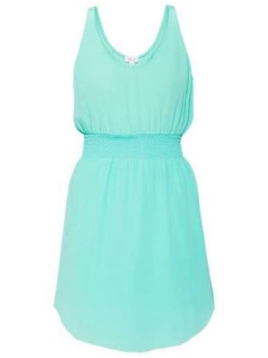 Babaton Dresses & Skirts - Babaton Silk Smocked-Waist Dress